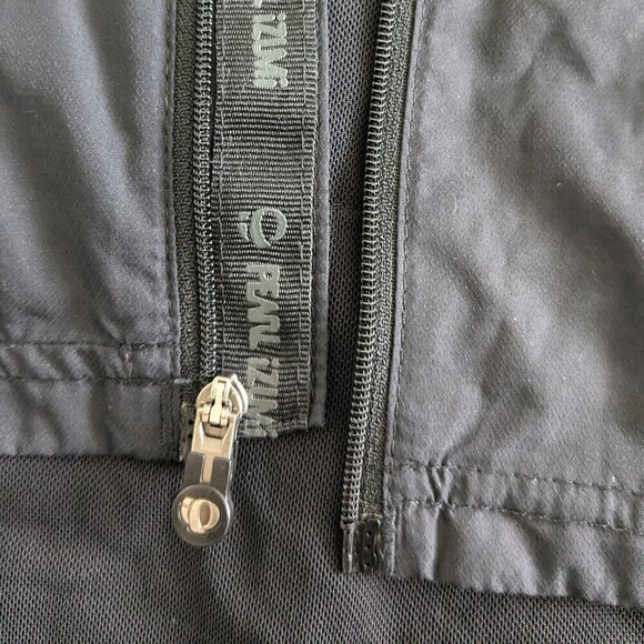 Pearl Izumi Jacket Women's Size Large Black Full-Zip Windbreaker Zephrr Cycling - Picture 13 of 16